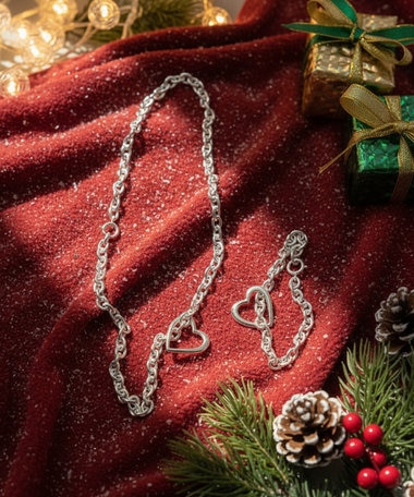 yoaa シルバー925　エブリイハートネックレス