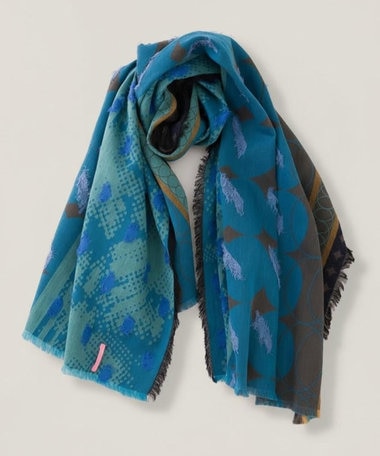 POLS コットン・キュプラ MIXTURE　フサスカーフ