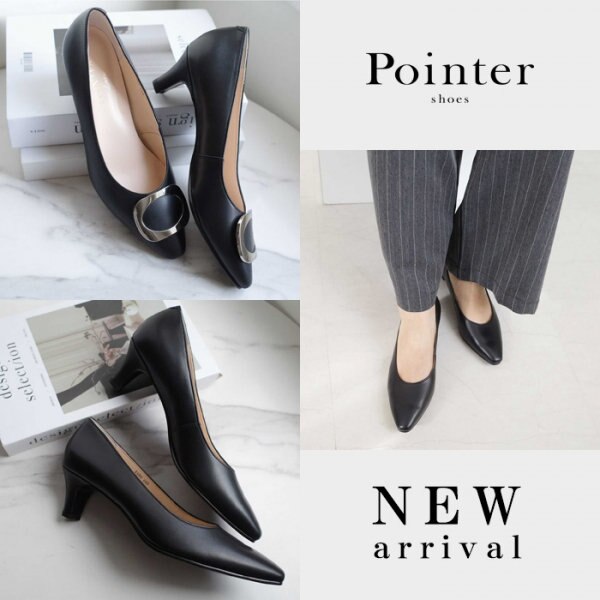 足元から品よく、美しく。Pointerの高級ラインパンプス