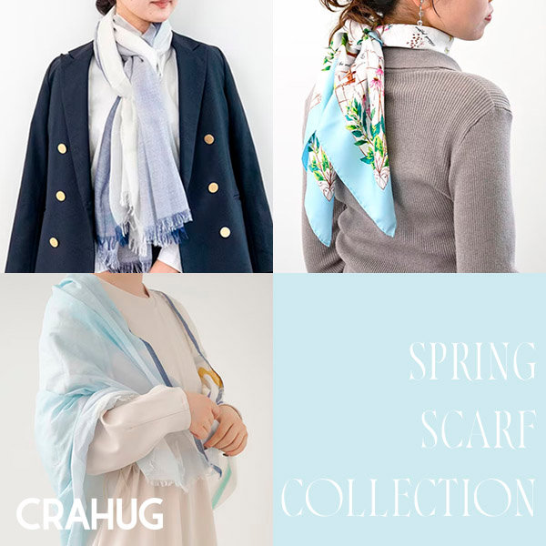 【PICK UP】春の気分をひとさじ。-SPRING SCARF COLLECTION