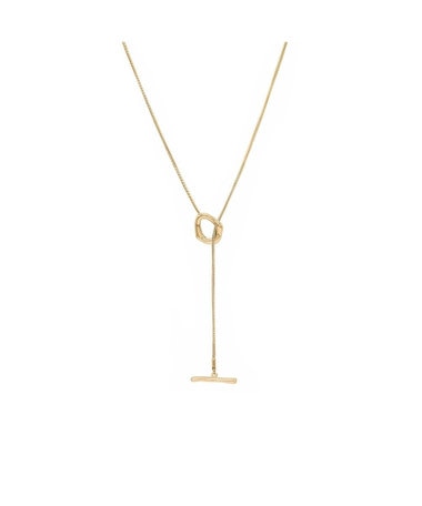 blancotokyo 【金属アレルギー対応】ニュアンスラリエットネックレス FLUIR