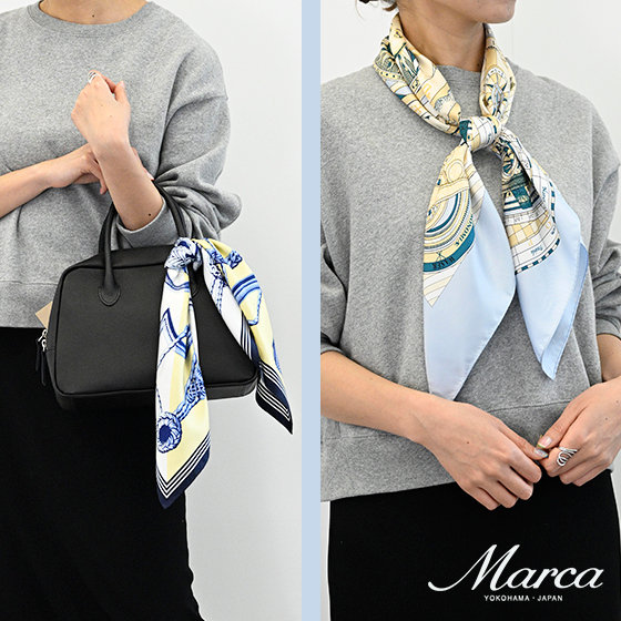 ひと巻きで変わる、春のスカーフスタイル