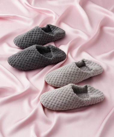 LOOM&SPOOL GRS綿毛布ルームシューズ