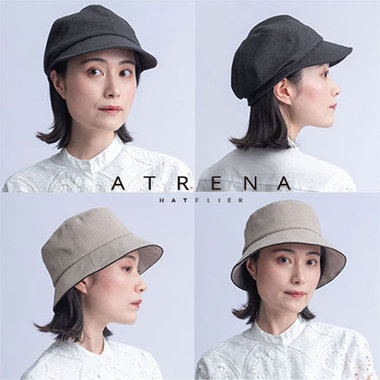 UVカット＆エンボス加工の上品ハット