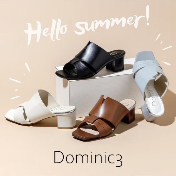 「歩きやすいのに、ちゃんとおしゃれ。」Dominic3の日本製サンダル