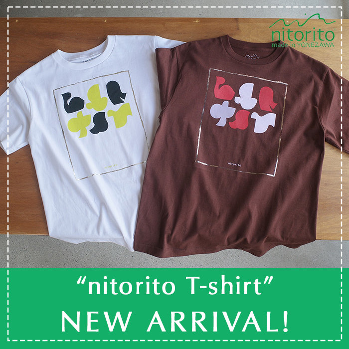 【NEW】nitoritoのTプリントTシャツが入荷しました！