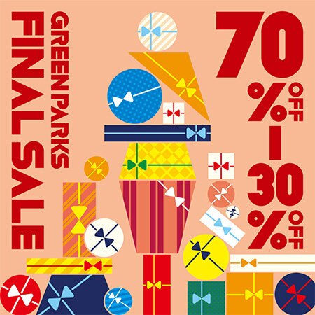 【最大70％OFF】FINAL SALE 開催中！