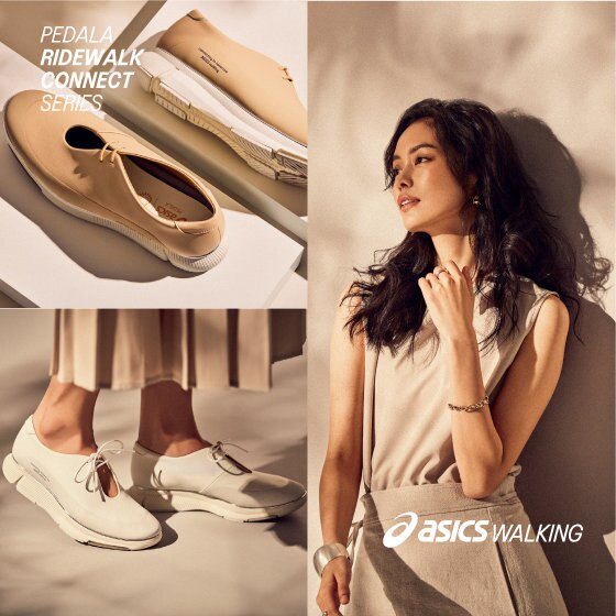 ソールも厚みがあり、履き心地がよくてどこまででも歩いていけそう