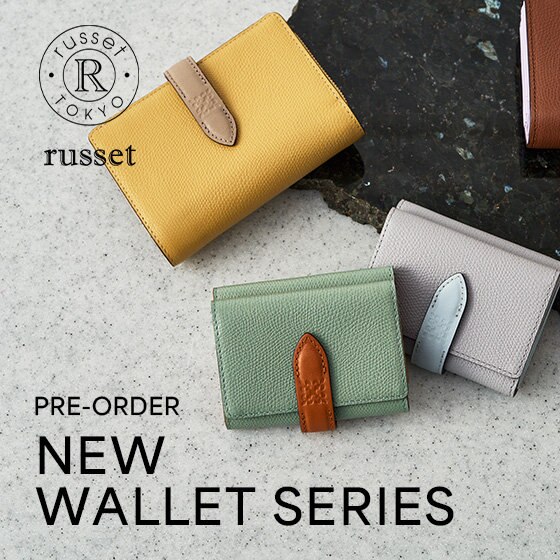 《PRE ORDER》配色がお洒落な新作財布が登場！