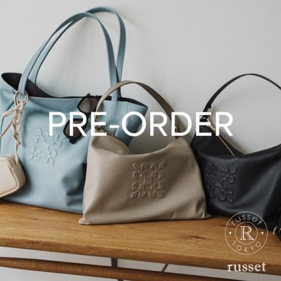 《PRE ORDER》春に持ちたい柔らかレザーバッグ