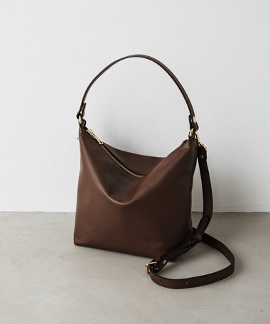 russet ソフトレザーシンプルショルダーバッグ (CE-1328-WEB)