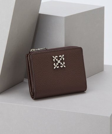 russet ＜お財布人気NO.1＞モノグラムプレートハーフウォレット(SO-376)