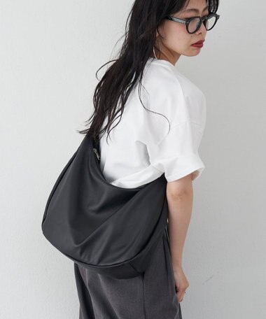 russet ソフトレザーラウンドビッグショルダーバッグ(CE-1325-WEB)