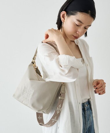 russet ＜320g/撥水性あり＞コーデュラナイロン2wayシンプルショルダーバッグ(CE-1536)