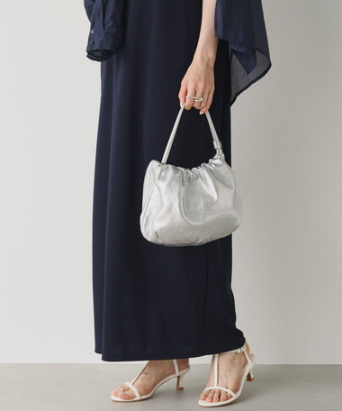 russet レザー巾着4WAYショルダーバッグ(CE-1454)