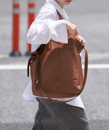 russet 【2025AW新作】《WEB限定》レザー2WAYトートバッグ(CE-1584-WEB)