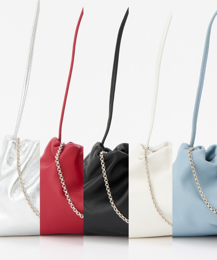 PRE ORDER】レザー巾着4WAYミニショルダーバッグ | ONWARD CROSSET