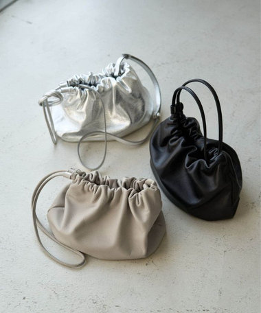  レザー巾着4WAYショルダーバッグ(CE-1454)