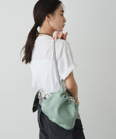  レザー巾着4WAYショルダーバッグ(CE-1454)