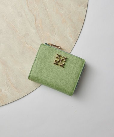  ＜お財布人気NO.1＞モノグラムプレートハーフウォレット(SO-376)