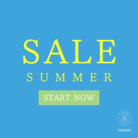 本日6/26よりSUMMER SALE 開催！
