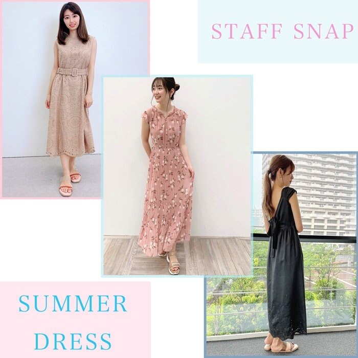 STAFF SNAP-夏のドレススタイル- | ONWARD CROSSET | ファッション通販