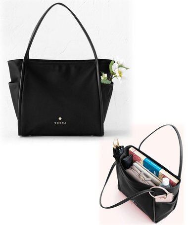 TOCCA TRIM LEATHER NYLONTOTE トートバッグ