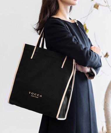 TOCCA 【WEB限定＆一部店舗限定】STRADA CANVAS TOTE L トートバッグ L
