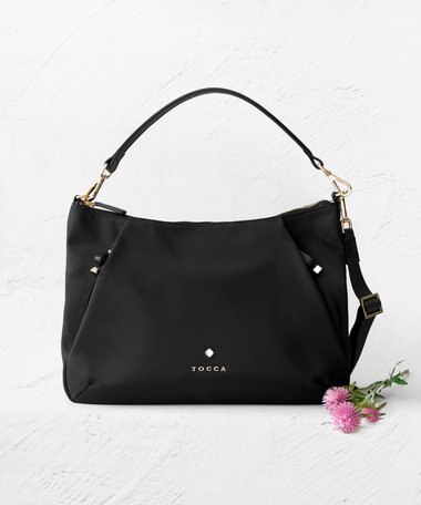 TOCCA 【A4サイズ対応・撥水】RESCENT 2WAY NYLONBAG L ナイロンバッグ L