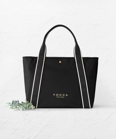 TOCCA BICOLOR RIBBON A4NYLON トートバッグ