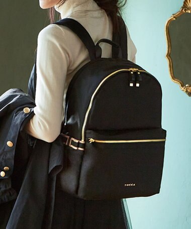 TOCCA 【A4サイズ対応・PCポケット付き】SIDE RIBBON BACKPACK バックパック