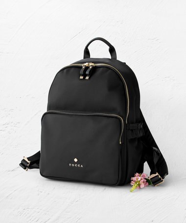 TOCCA 【A4サイズ対応・撥水】SIDE FRILL BACKPACK バックパック