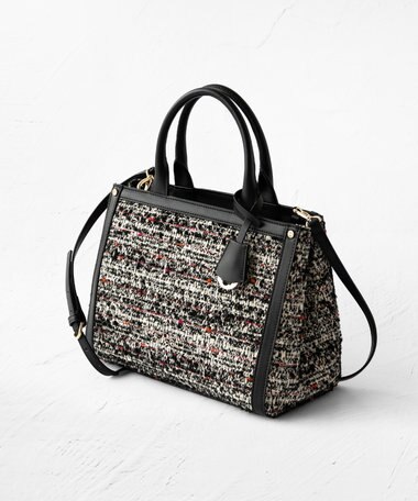 TOCCA CAMELOT TWEED BAG ツイードバッグ