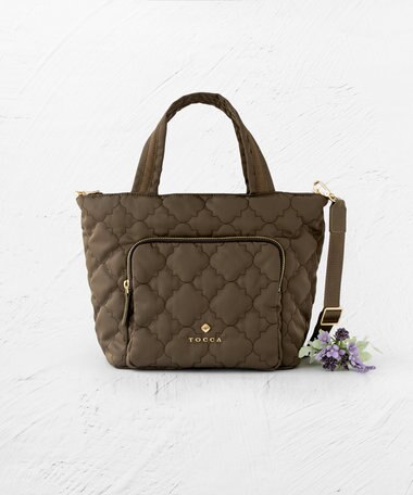 TOCCA CHECKER CLOVER QUILT BAG トートバッグ