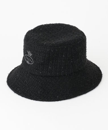 TOCCA 【UV90%以上カット・洗える・サイズ調整可】TWEED BUCKET HAT バケットハット