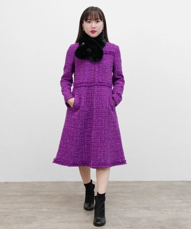 TOCCA 【消臭】SWEET TWINKLE ツイードコート