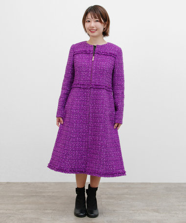 TOCCA 【消臭】SWEET TWINKLE ツイードコート