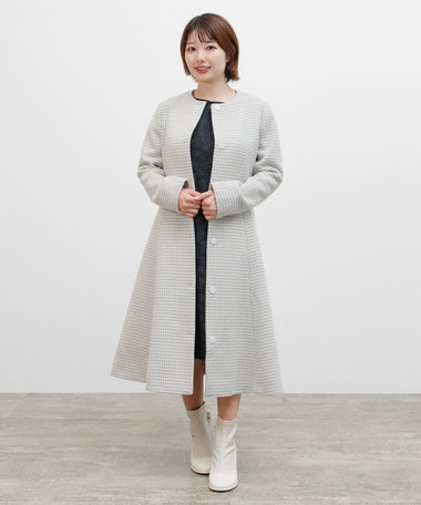 TOCCA 【消臭】RHYTHMIC PACE 千鳥柄コート