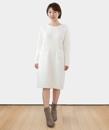 TOCCA 【洗える！】UNSNARL TWEED ドレス