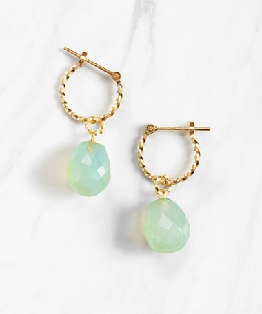 TOCCA 【WEB限定】LEGAME PIERCED EARRINGS S K10 天然石 ピアス S