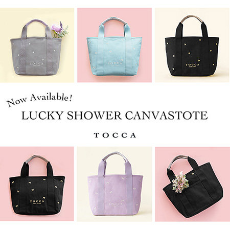 ご好評のLUCKY SHOWER CANVASTOTEが、再入荷分通常販売スタート。
