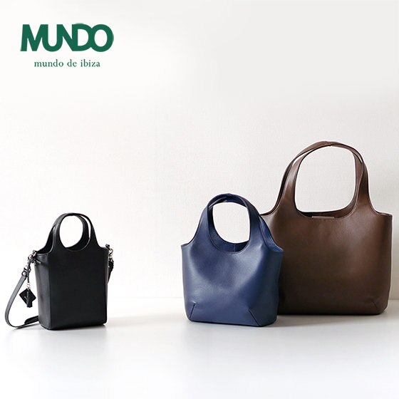 【mundo de ibiza】シンプル＆ベーシックな新作バッグ