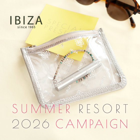 【IBIZA】クリアポーチプレゼント｜サマーリゾートキャンペーン開催中