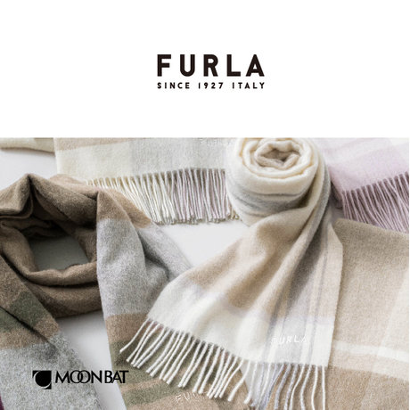 【新品】FURLA ファーマフラー(フラワー) FURLA（フルラ） マフラー ストール フェイクファーマフラー ”ベルト
