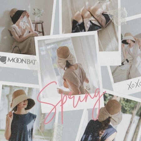 【新作】大人可愛い「春」のUVカット帽子