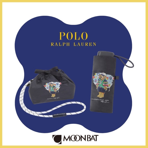 新品　未使用　ポロラルフローレン　晴雨兼用 折りたたみ日傘 ポーチ付 ポロベア POLO RALPH LAUREN】ポロベア ポーチ入り晴雨兼用日傘 | ONWARD