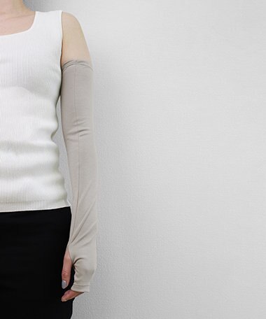 ORuKuBET 【WOMEN】ORGANIC COTTON アームカバー ＜ロングタイプ＞【 UVカット・オーガニックコットン・日本製 】