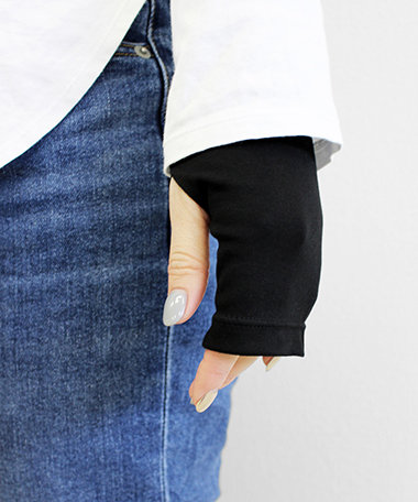 ORuKuBET 【WOMEN】ORGANIC COTTON リストカバー ＜ショートタイプ＞【 UVカット・オーガニックコットン・日本製 】