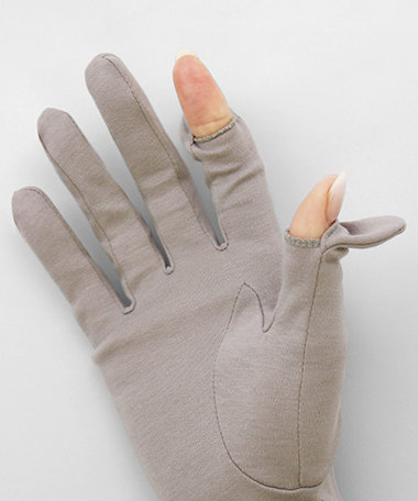 ORuKuBET 【WOMEN】ORGANIC COTTON グローブ 【 UVカット・オーガニックコットン・タッチパネル対応・日本製 】