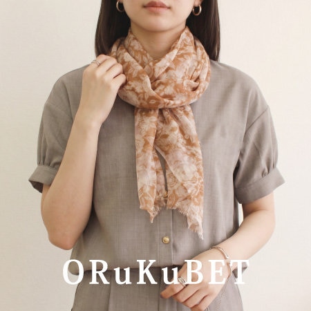 【手袋専門店 ORuKuBET】“冷房冷え対策”に 夏のシアーストール特集